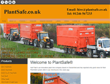 Tablet Screenshot of plantsafe.co.uk